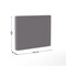 Merrick Lane Adnan Faux Linen Headboard with Stylish Upholstery, Dual Hanging Options, Charging Station with 2 Outlets, USB Port, USB-C Port